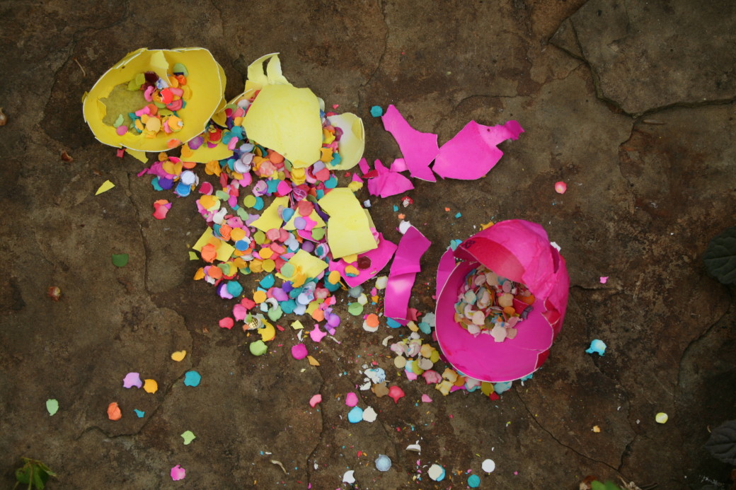 cascarones  easter broken easter eggs confetti eggs